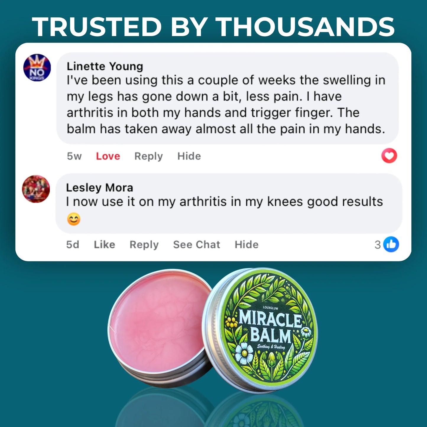 Louxgluw Miracle Balm | Say Goodbye to Heavy Swollen Legs in Just 7 Days