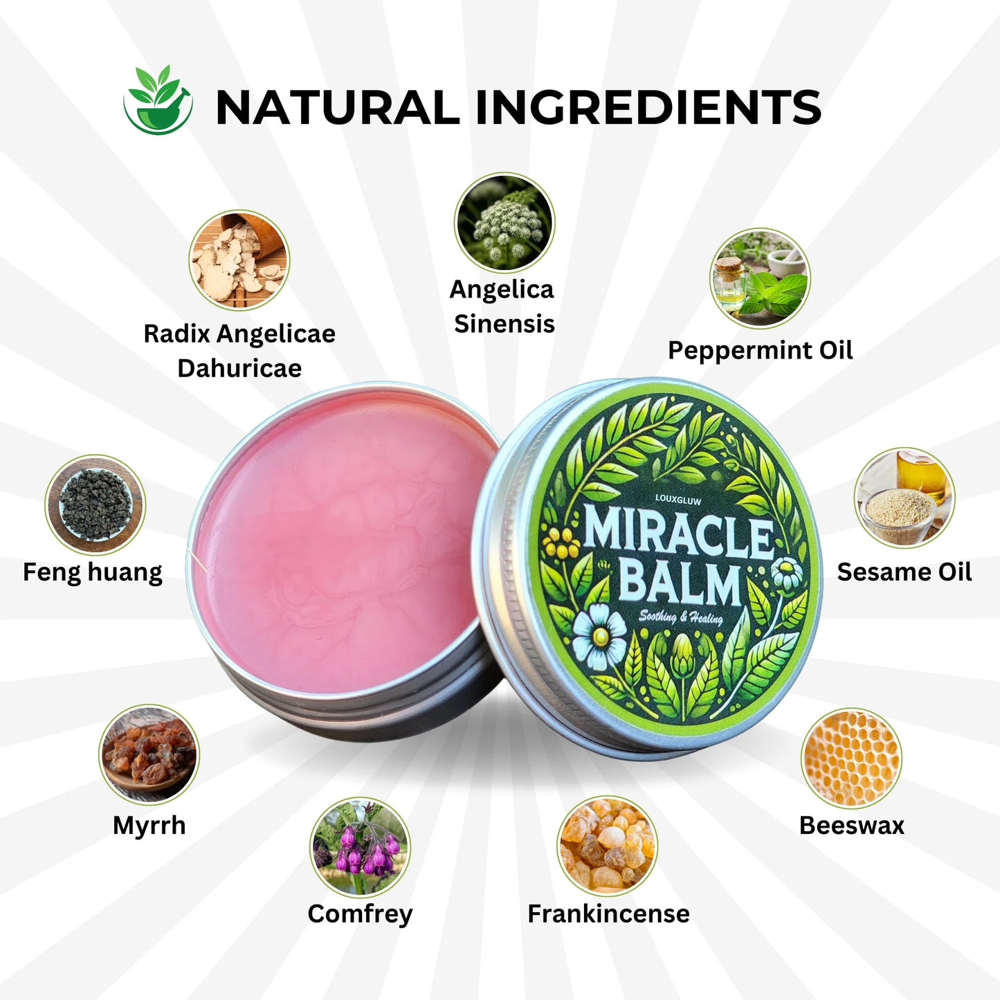 Louxgluw Miracle Balm | Say Goodbye to Heavy Swollen Legs in Just 7 Days