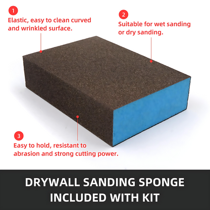 Louxgluw Spackle Wall Repair Kit,Wall Mending Agent Putty with Scraper