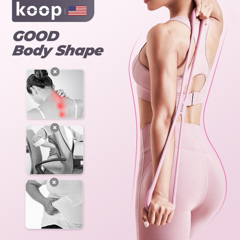 Resistance Bands Figure 8 Exercise Bands for Women 8 Shaped TPE Material for Arms Chest Expander Yoga Gym Fitness Muscle Training Equipment Stretching Gear