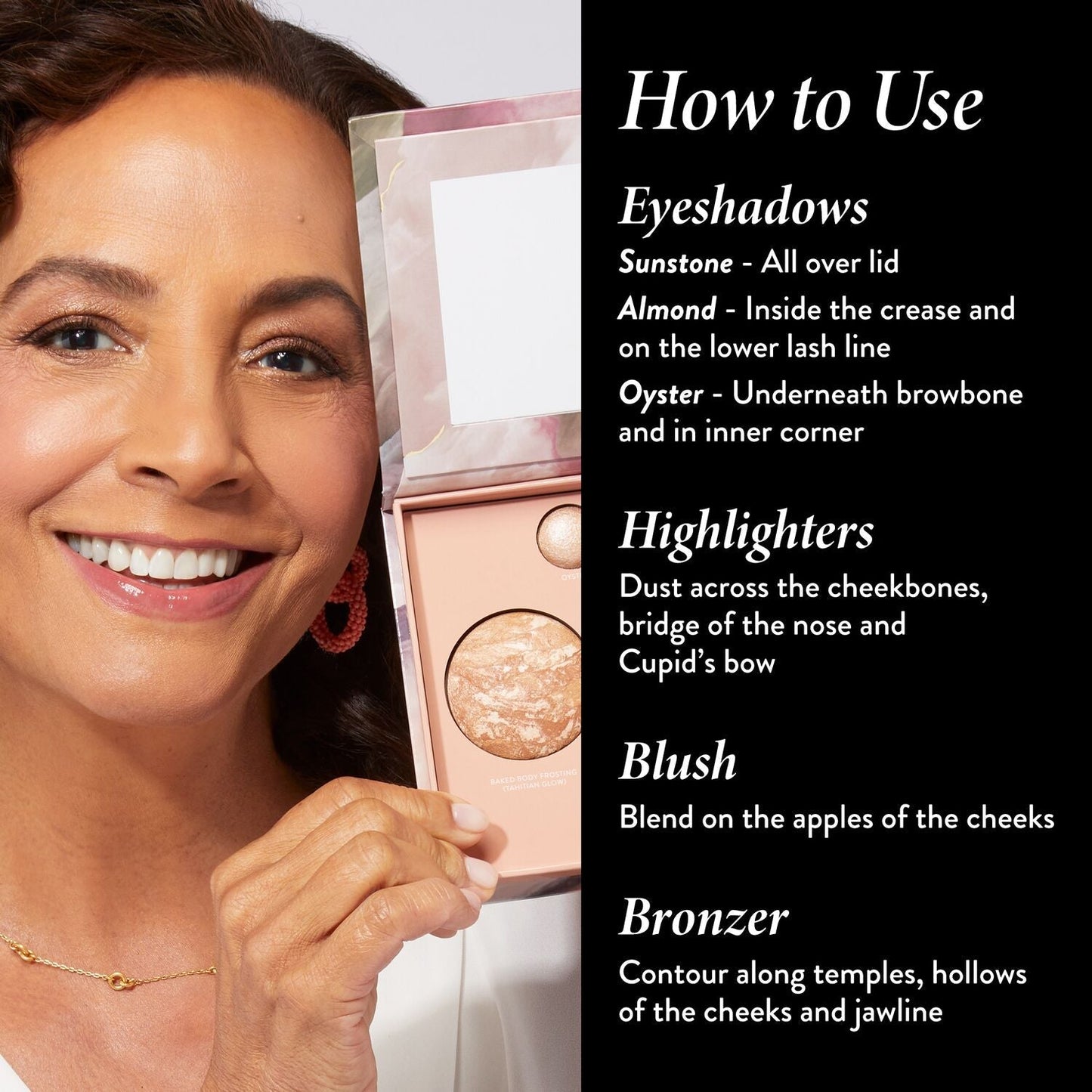 The Baked Starter Kit (3PC)Tuscan Dreams includes Baked Multicolor Eyeshadow Palette