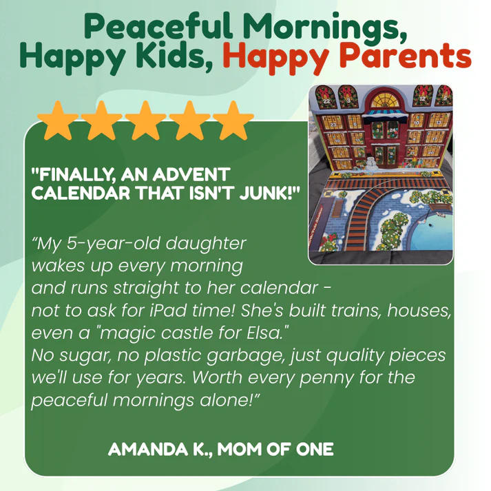 Louxglow® Magnetic Building Tiles Advent Calendar